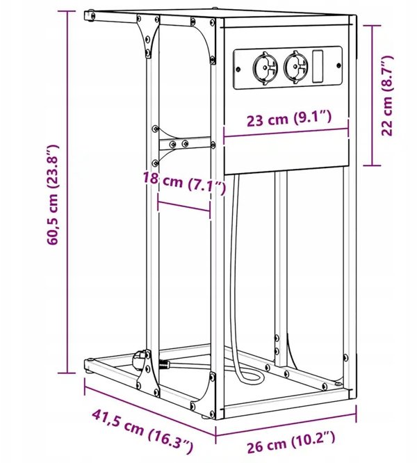 vidaXL Βιβλιοθήκη Craft Oak 156 x 25 x 167 cm - Ράφι Βιβλίων