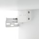 vidaXL Σετ 2 κρεμαστά ντουλάπια λευκά 100x36,5x35 cm