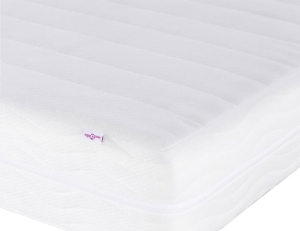 vidaXL Κρεβάτι με στρώμα, μαύρο, 140x200 εκ., επενδυμένο ύφασμα