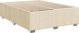 vidaXL Κρεβάτι Continental με στρώμα, κρεμ, 140x200 εκ, ύφασμα