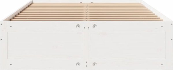 vidaXL Κρεβάτι χωρίς Στρώμα με Συρτάρια Λευκό 140x200 cm από Πεύκο