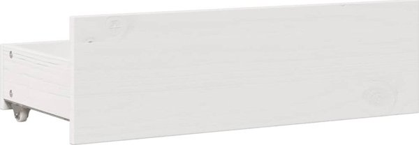 vidaXL Κρεβάτι χωρίς Στρώμα με Συρτάρια Λευκό 140x200 cm από Πεύκο