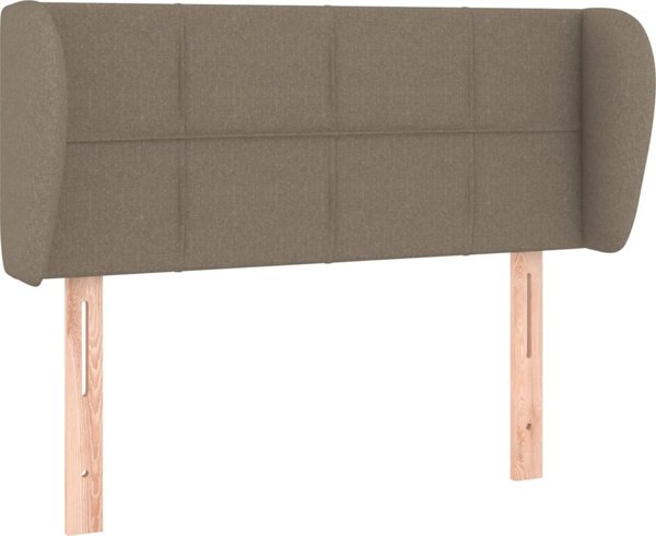 vidaXL Μαξιλάρι κεφαλιού uszak taupe, 83x23x78/88 cm, ύφασμα