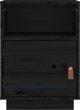vidaXL Szafki nocne, 2 szt., czarne, 40x34x55 cm, lite drewno sosnowe