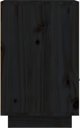 vidaXL Szafki nocne, 2 szt., czarne, 40x34x55 cm, lite drewno sosnowe