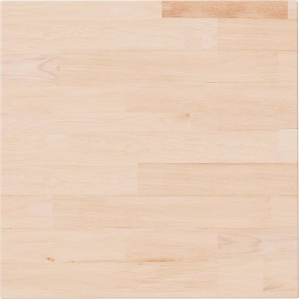 vidaXL Τετράγωνη Επιφάνεια Τραπεζιού, 40x40x2,5 εκ, Ακατέργαστο Δρύινο Ξύλο