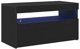 vidaXL Σετ 2 Ντουλάπια TV με LED Φωτισμό, Χρώμα Μαύρη Δρυς, 75x35x40 cm