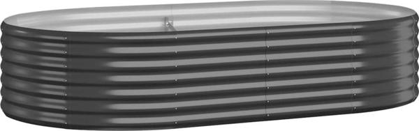 vidaXL vidaXL Donica ogrodowa, malowana proszkowo stal, 175x100x36 cm