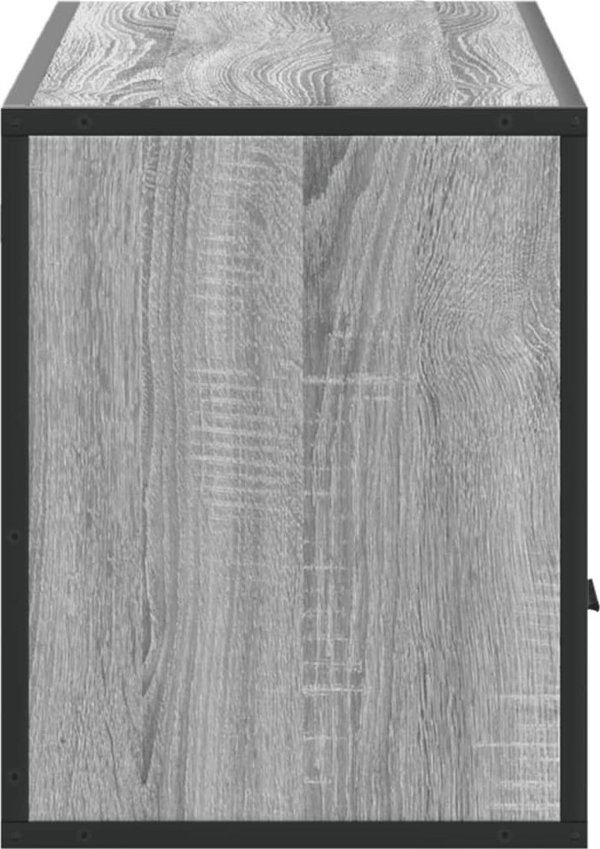 VidaXL Ντουλάπι για Τηλεόραση, Γκρί Sonoma Δρυς, 100x31x39,5 εκ.