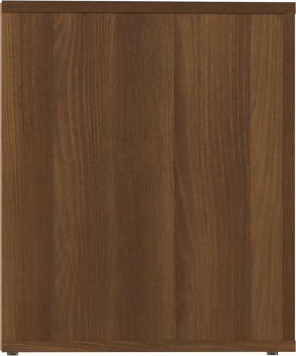 vidaXL Κομοδίνο, καφέ δρυς, 50x39x47 εκ.
