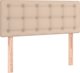 vidaXL Zaglolowdo kretza z LED, cappuccino, 80x5x78/88 cm, ekoskora