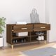 vidaXL Szafka na buty, brazowy dab, 102x35x55 cm