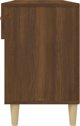 vidaXL Szafka na buty, brazowy dab, 102x35x55 cm