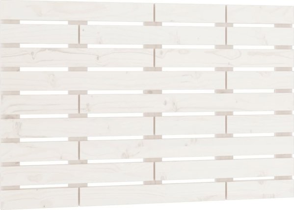 vidaXL Κεφαλάρι Κρεβατιού, Λευκό, 81x3x63 cm, Μασίφ Πεύκο