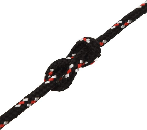 vidaXL Ναυτικό σχοινί, μαύρο, 3 mm, 500 m, πολυπροπυλένιο