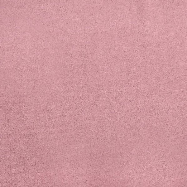 vidaXL Λουζκο κοντινεντάλ με στρώμα, ροζ, βελούδο, 90x200 cm
