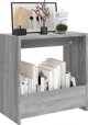 vidaXL Τραπεζάκι πλαϊνό, γκρι δρυς σονόμα, 50x26x50 εκ.