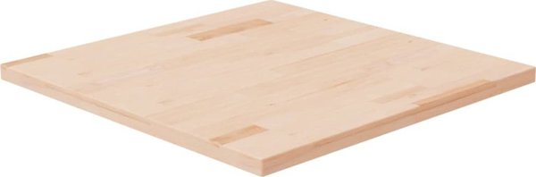 vidaXL Τετράγωνος επιφάνεια τραπεζιού, 60x60x2,5 cm, ακατέργαστο ξύλο δρυός