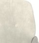 vidaXL Lawka, kremowa, 108x79x79 cm, tapicerowana aksamitem