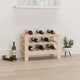vidaXL vidaXL Stojak na wino, 61,5x30x42 cm, lite drewno sosnowe