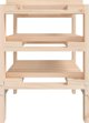 vidaXL vidaXL Stojak na wino, 61,5x30x42 cm, lite drewno sosnowe