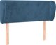 vidaXL Κεφαλαριά uszak βελούδινη σκούρο μπλε 93x23x78/88 cm