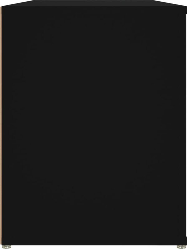 vidaXL Ραφιέρα για Παπούτσια, μαύρη, 100x35x45 εκ.