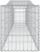vidaXL Kosze gabionowe, 7 τεμ, 400x50x60/80 εκ, γαλβανισμένο σίδερο