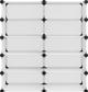 vidaXL vidaXL Stojak na buty, przezroczysty, 84x32x88,5 cm, PP
