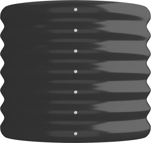vidaXL vidaXL Donica ogrodowa, stal malowana proszkowo 114x40x36 cm, antracyt