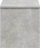 vidaXL Τραπέζι Καφέ, σκουρόχρωμο бетон, 102x50,5x52,5 cm