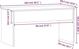 vidaXL Τραπέζι Καφέ, σκουρόχρωμο бетон, 102x50,5x52,5 cm