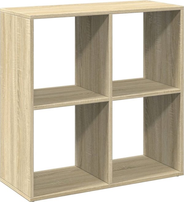 vidaXL Ραφιέρα διαχωριστής Sonoma Δρυς, 69,5x29x69,5 εκ.