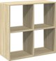 vidaXL Ραφιέρα διαχωριστής Sonoma Δρυς, 69,5x29x69,5 εκ.