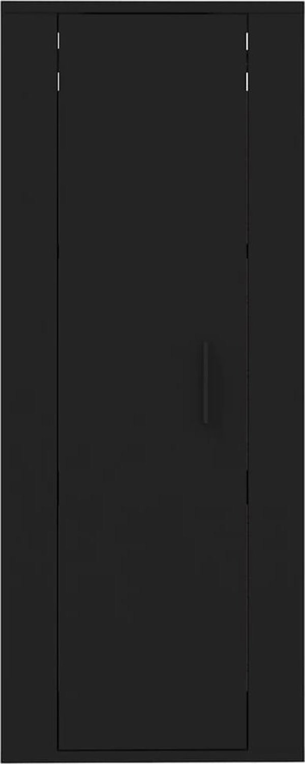 vidaXL Κρεμαστή τηλεοπτική ντουλάπα, μαύρη, 40x34,5x100 cm