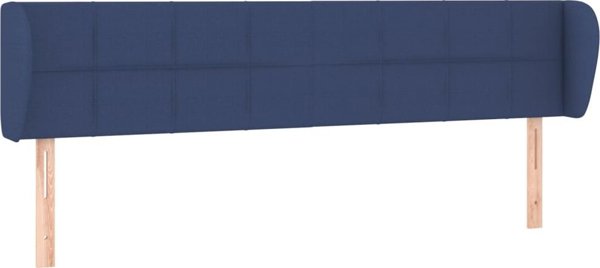vidaXL Κεφαλάρι uszak, μπλε, 203x23x78/88 cm, ύφασμα