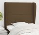 vidaXL vidaXL Κεφαλάρι ουσάκ, σκούρο καφέ, 103x23x118/128 cm, ύφασμα