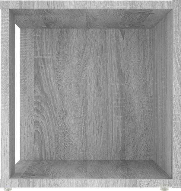 vidaXL Επιτραπέζιο τραπεζάκι, γκρι δρυς sonoma, 33x33x34,5 cm