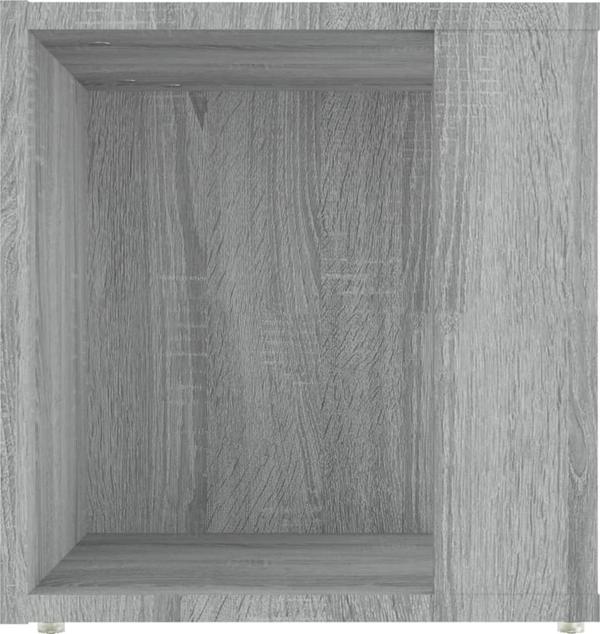 vidaXL Επιτραπέζιο τραπεζάκι, γκρι δρυς sonoma, 33x33x34,5 cm