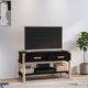 vidaXL Σύνθετο έπιπλο για TV, μαύρο, 82x38x45 cm, υλικό ξύλου
