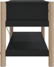 vidaXL Σύνθετο έπιπλο για TV, μαύρο, 82x38x45 cm, υλικό ξύλου