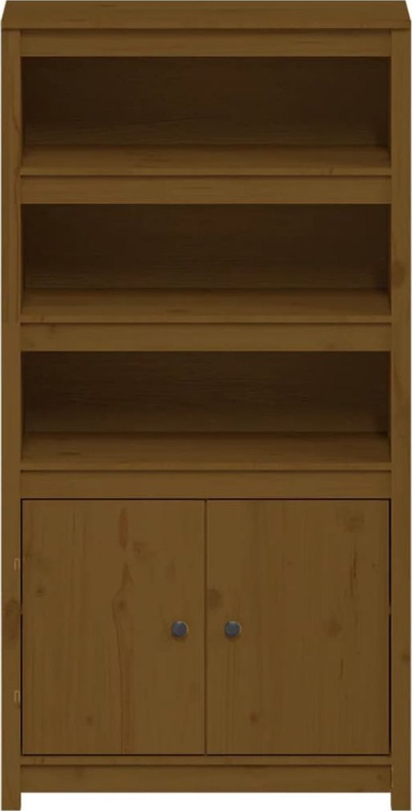 vidaXL Ντουλάπι, μέλια καφέ, 80x35x154 εκ., από μασίφ πεύκο