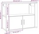 vidaXL Κομότα, λευκή, 80x30x60 εκ, υλικό ξυλοπαραγωγής