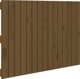 vidaXL Κεφαλάρι κρεβατιού μελί καφέ 95,5x3x60 cm από πεύκο