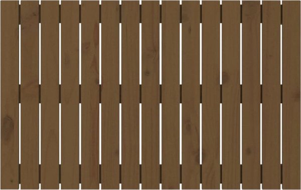 vidaXL Κεφαλάρι κρεβατιού μελί καφέ 95,5x3x60 cm από πεύκο