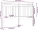 Κεφαλάρι κρεβατιού vidaXL μέλι καφέ 166x4x100 cm, ελαφρύ ξύλο πεύκου
