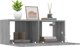 vidaXL Σύνθετα για τηλεόραση, 2 τεμ., γκρι Sonoma δρυς, 80x30x30 cm