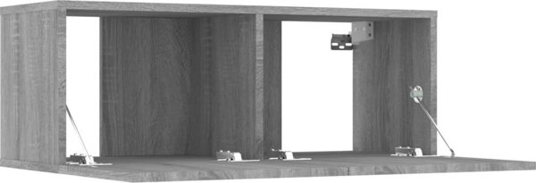 vidaXL Σύνθετα για τηλεόραση, 2 τεμ., γκρι Sonoma δρυς, 80x30x30 cm