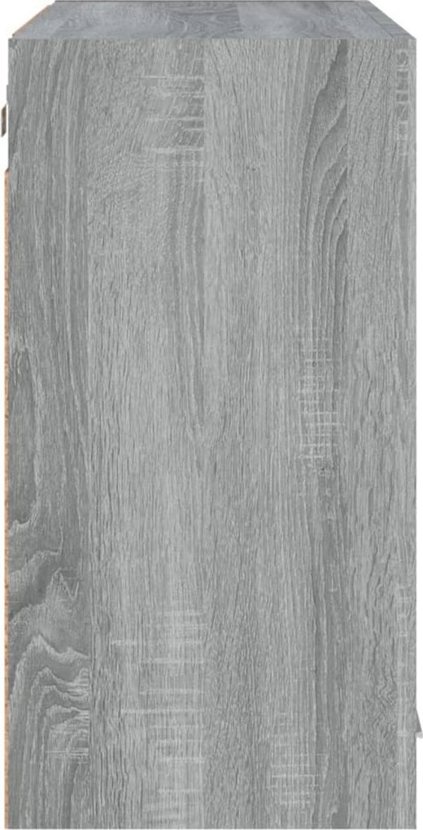 vidaXL Κρεμαστή ντουλάπα, γκρι δρυς sonoma, 80x31x60 cm