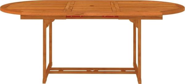 vidaXL Κήπος τραπέζι, 200x100x75 εκ., μασίφ ξύλο ευκαλύπτου